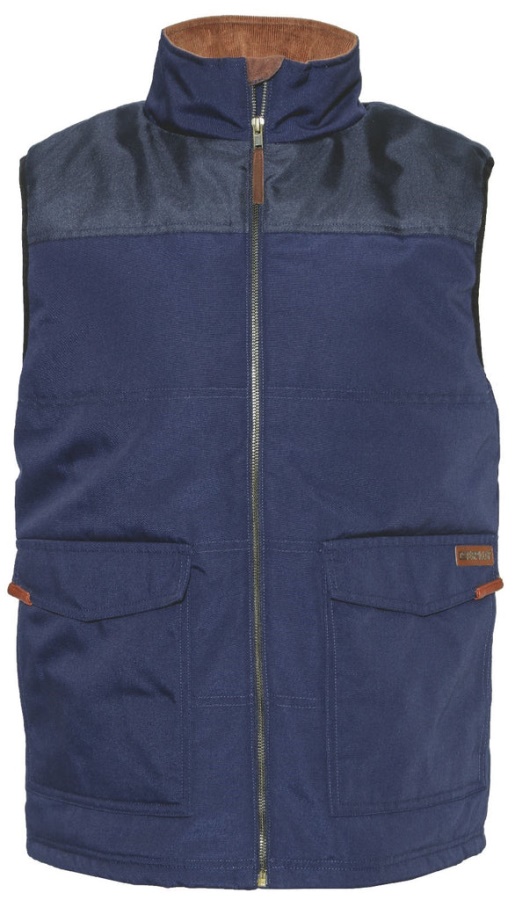 Caterpillar AG Vest Zip Up Eclipse