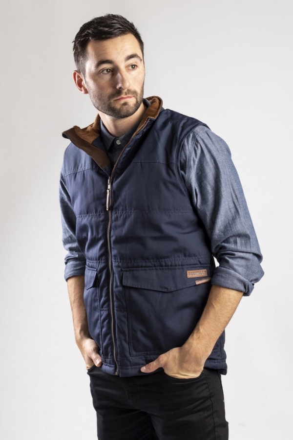 Caterpillar AG Vest Zip Up Eclipse