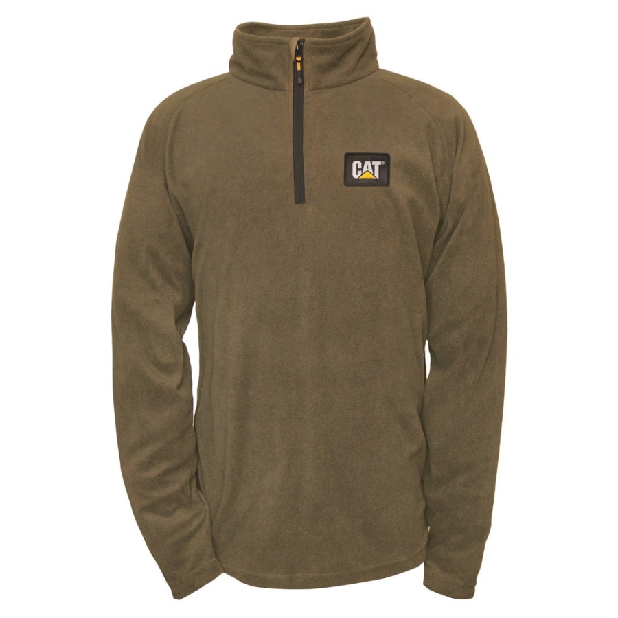 Caterpillar Concord Fleece Pullover Army Moss