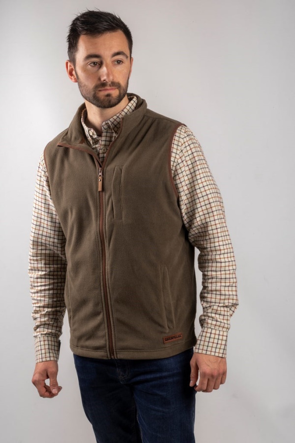 Caterpillar Concord Fleece Vest Cypress