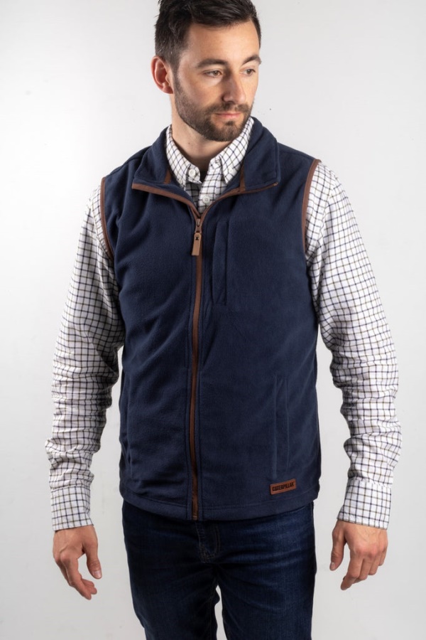 Caterpillar Concord Fleece Vest Eclipse