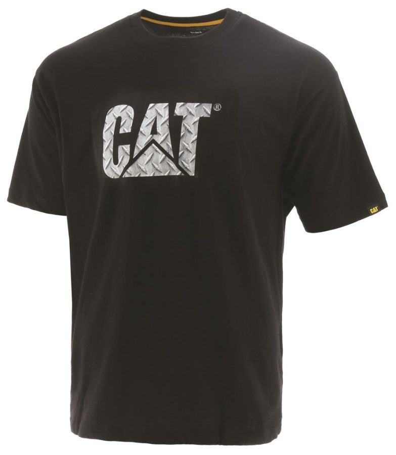 Caterpillar Custom Logo Tee Diamond Plate