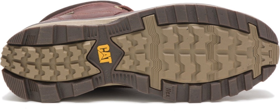 Caterpillar Elude Waterproof Lace Up Boot Dark Brown