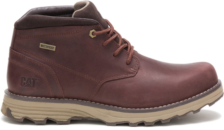 Caterpillar Elude Waterproof Lace Up Boot Dark Brown