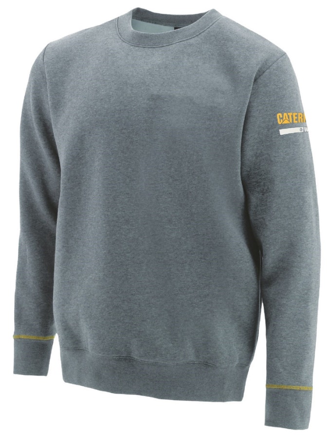 Caterpillar Essentials Crew Neck Sweater Dark Heather