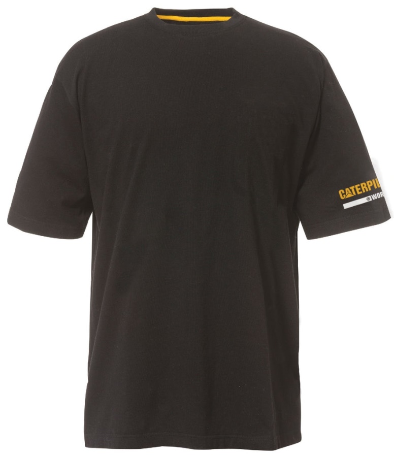 Caterpillar Essentials S-S Tee Black