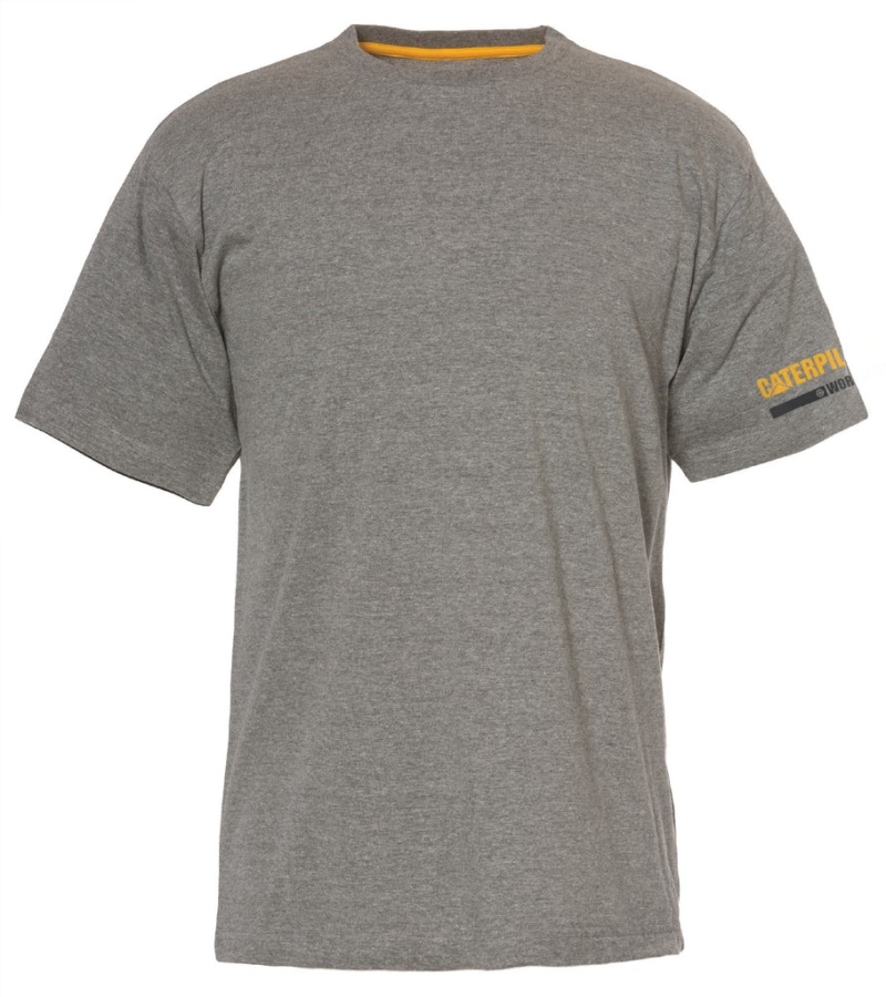 Caterpillar Essentials S-S Tee Dark Grey