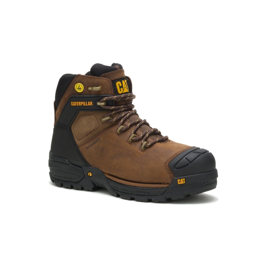 Caterpillar Excavator Safety Boot S3 Brown