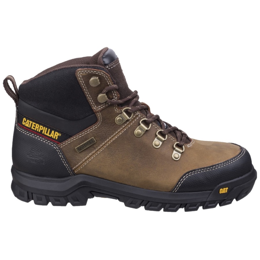 Caterpillar Framework Safety Boot ST S3 WR HRO SRA S3 Seal Brown