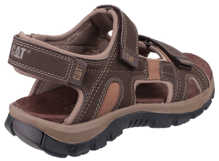Caterpillar Giles Sandal Dark Brown