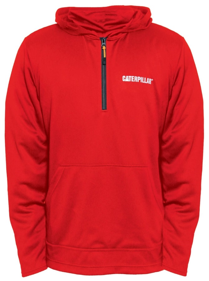 Caterpillar Guardian Hoodie Red