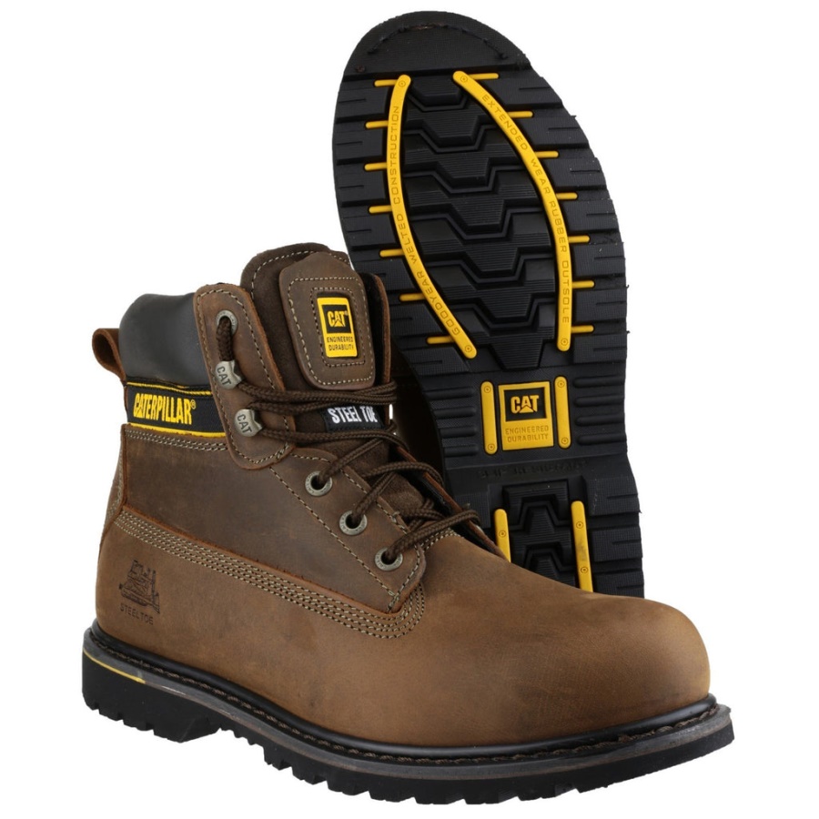 Caterpillar Holton Safety Boot SB Brown