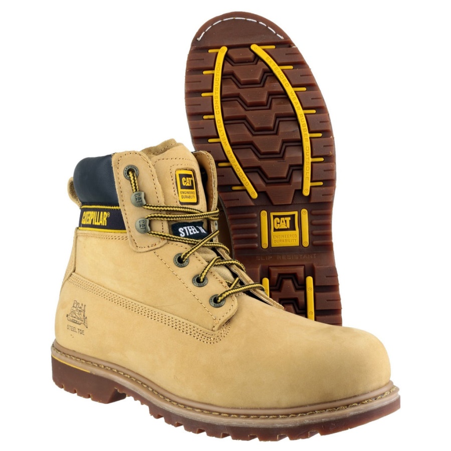 Caterpillar Holton Safety Boot SB Honey