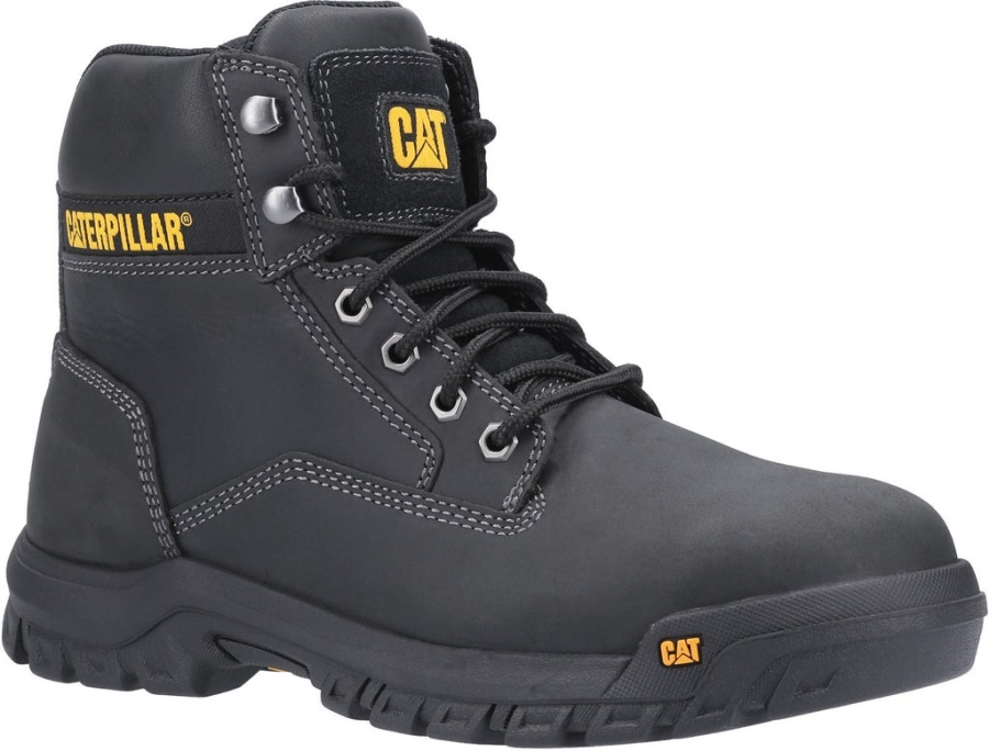 Caterpillar Median S3 Lace Up Safety Boot S3 Black