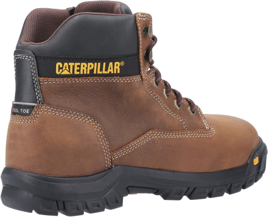 Caterpillar Median S3 Lace Up Safety Boot S3 Brown