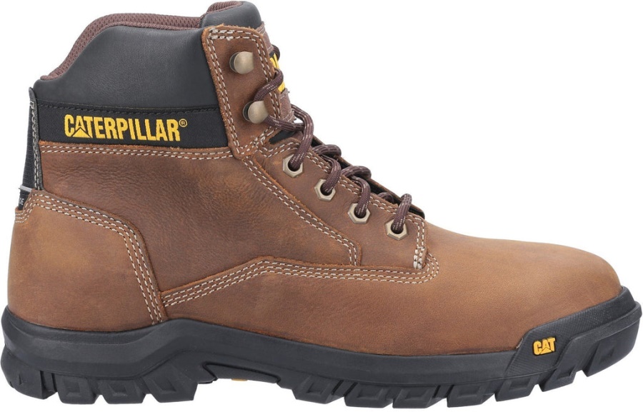 Caterpillar Median S3 Lace Up Safety Boot S3 Brown