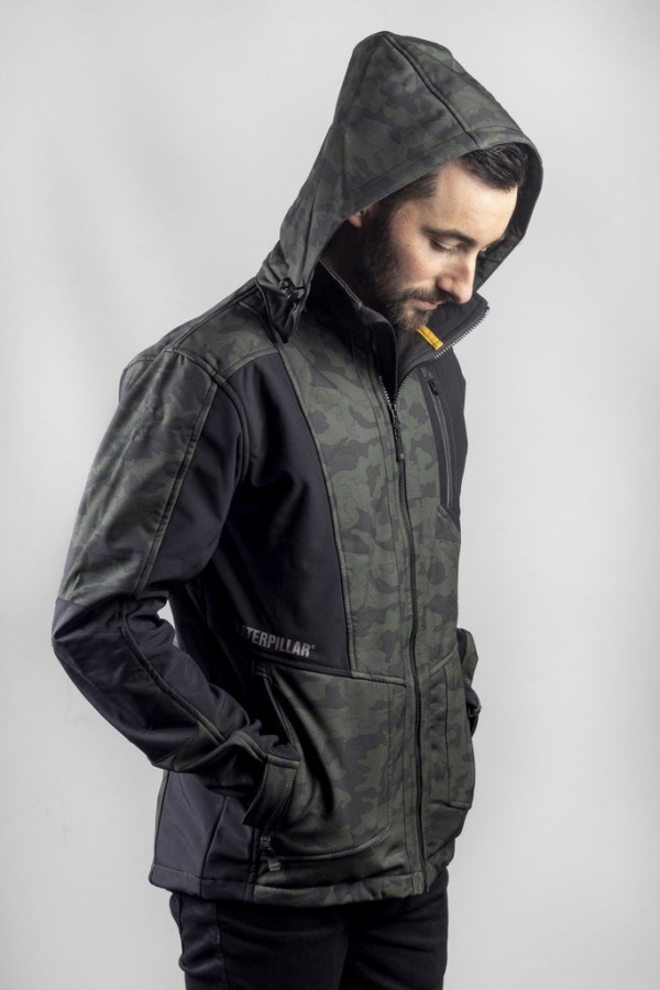 Caterpillar Mercury Soft Shell Jacket Night Camo