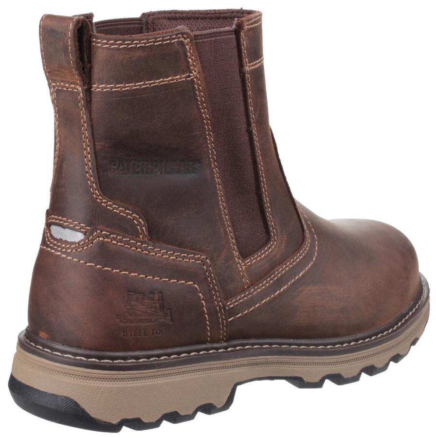 Caterpillar Pelton Safety Boot S1 Dark Beige