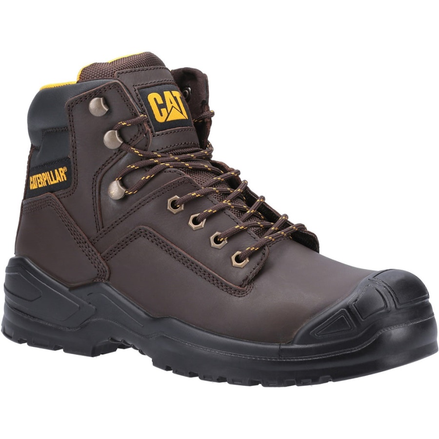 Caterpillar Striver Mid S3 Safety Boot S3 Brown