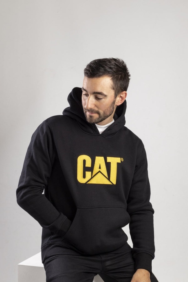 Caterpillar Trademark Hooded Sweatshirt Black