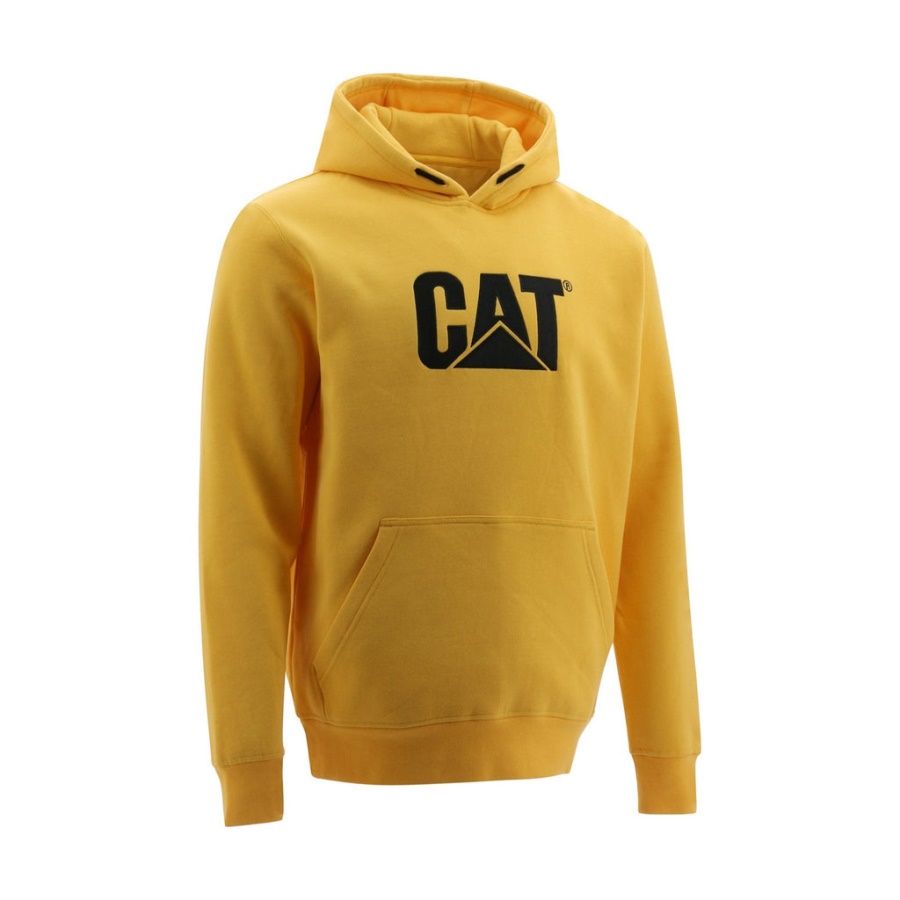 Caterpillar Trademark Hooded Sweatshirt Yellow-Black