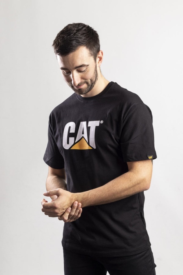 Caterpillar Trademark Logo T-Shirt Black