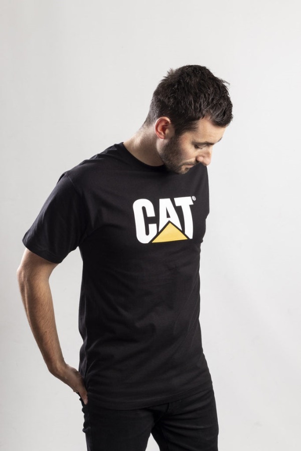 Caterpillar Trademark Logo T-Shirt Black