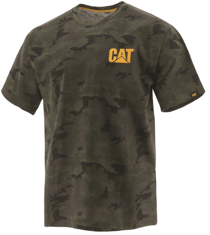 Caterpillar Trademark Tee Night Camo