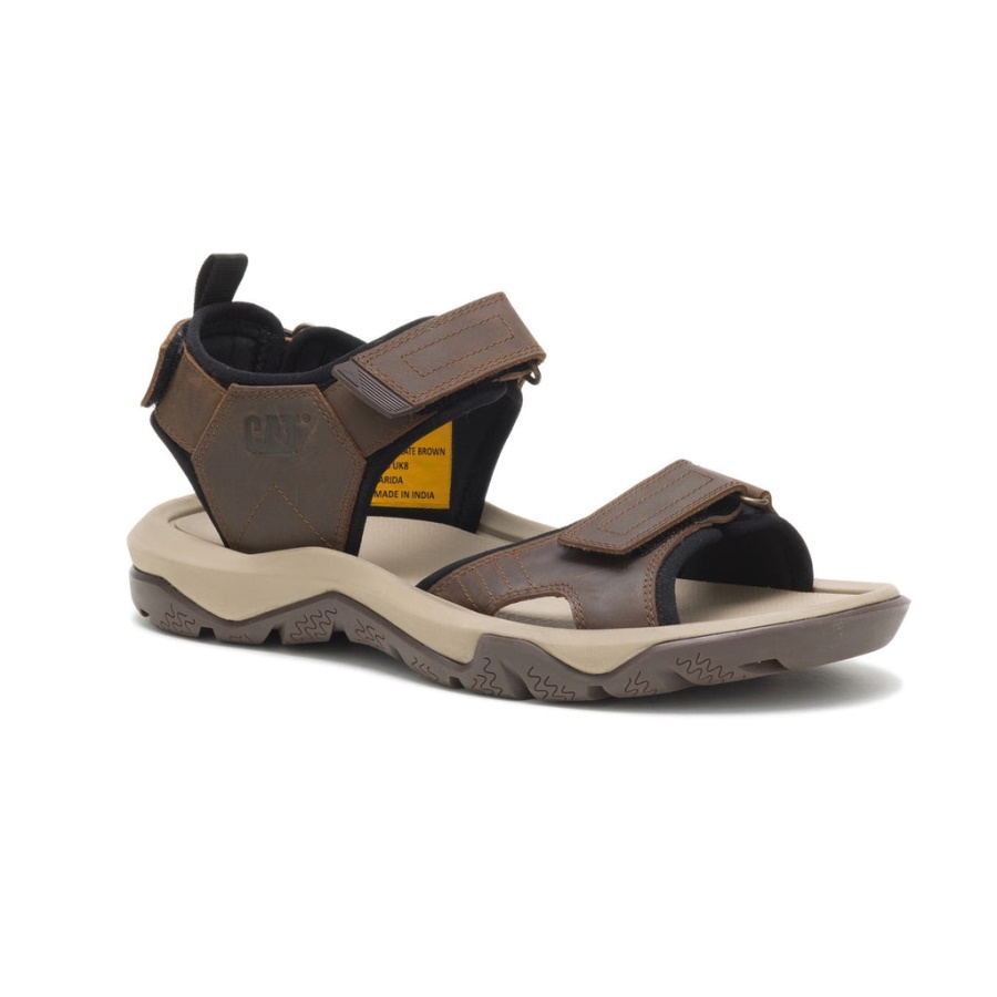 Caterpillar Waylon Sandal Chocolate Brown