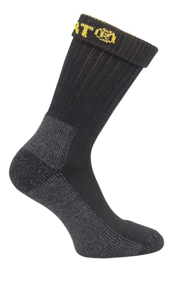 Industrial Work Sock 2 Pack Black Caterpillar