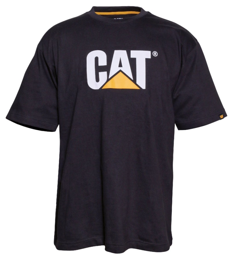 Caterpillar Trademark Logo T-Shirt Black